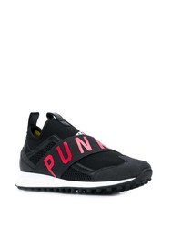 Chaussures de sport imprimées noires DSQUARED2