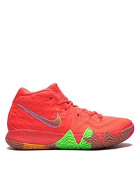 Chaussures de sport imprimées orange Nike