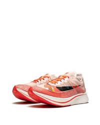 Chaussures de sport imprimées orange Nike