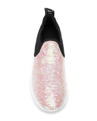 Chaussures de sport imprimées roses Miu Miu