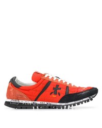 Chaussures de sport imprimées rouges Premiata