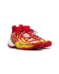 Chaussures de sport imprimées rouges adidas