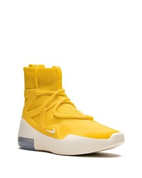 Chaussures de sport jaunes Nike