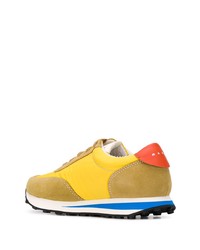 Chaussures de sport jaunes Marni