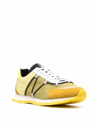 Chaussures de sport jaunes Cesare Paciotti