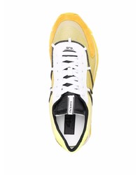 Chaussures de sport jaunes Cesare Paciotti