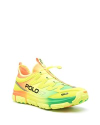 Chaussures de sport jaunes Polo Ralph Lauren