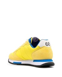 Chaussures de sport jaunes Sun 68