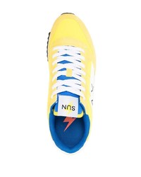 Chaussures de sport jaunes Sun 68