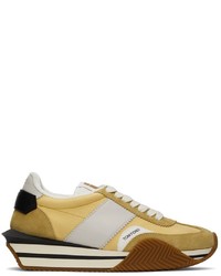 Chaussures de sport jaunes Tom Ford