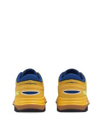 Chaussures de sport jaunes Gucci