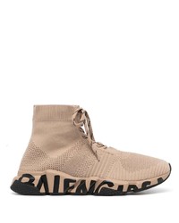 Chaussures de sport marron clair Balenciaga