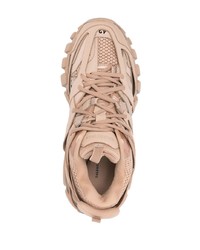 Chaussures de sport marron clair Balenciaga