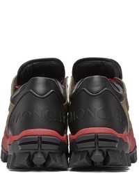 Chaussures de sport marron foncé Moncler