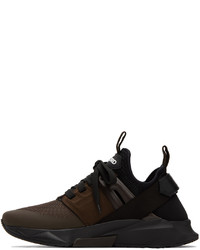 Chaussures de sport marron foncé Tom Ford