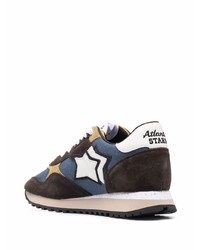 Chaussures de sport marron foncé atlantic stars