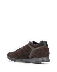 Chaussures de sport marron foncé Hogan