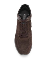 Chaussures de sport marron foncé Hogan