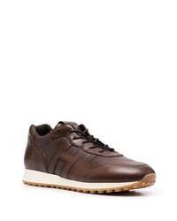 Chaussures de sport marron foncé Hogan