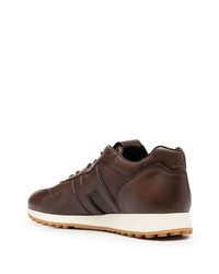 Chaussures de sport marron foncé Hogan