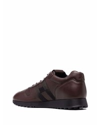 Chaussures de sport marron foncé Hogan