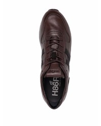 Chaussures de sport marron foncé Hogan