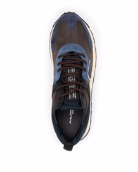 Chaussures de sport marron foncé Philippe Model Paris