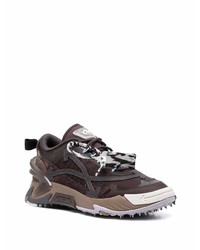 Chaussures de sport marron foncé Off-White