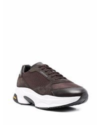 Chaussures de sport marron foncé Corneliani