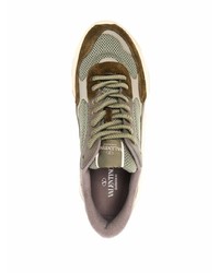 Chaussures de sport marron Valentino Garavani