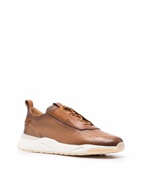 Chaussures de sport marron Santoni