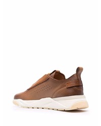 Chaussures de sport marron Santoni