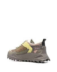 Chaussures de sport marron Off-White