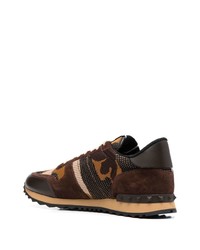 Chaussures de sport marron Valentino Garavani