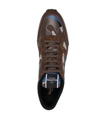 Chaussures de sport marron Valentino Garavani