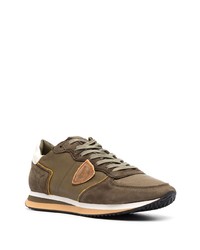 Chaussures de sport marron Philippe Model Paris