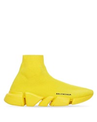 Chaussures de sport moutarde Balenciaga
