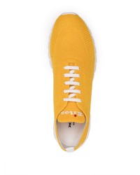 Chaussures de sport moutarde Kiton