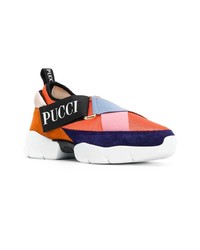 Chaussures de sport multicolores Emilio Pucci