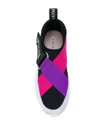 Chaussures de sport multicolores Emilio Pucci