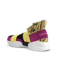 Chaussures de sport multicolores Emilio Pucci