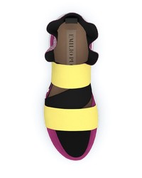 Chaussures de sport multicolores Emilio Pucci