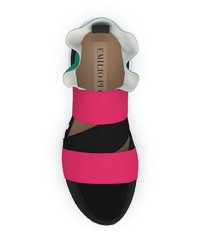 Chaussures de sport multicolores Emilio Pucci