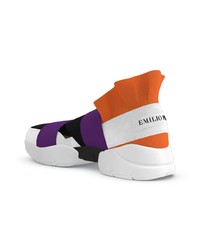 Chaussures de sport multicolores Emilio Pucci