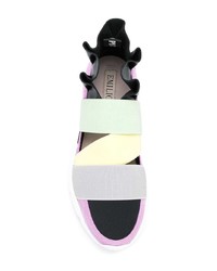 Chaussures de sport multicolores Emilio Pucci