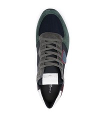 Chaussures de sport multicolores Philippe Model Paris