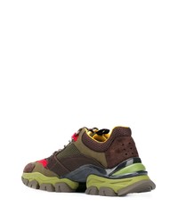 Chaussures de sport multicolores Moncler