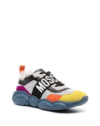 Chaussures de sport multicolores Moschino