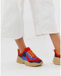 Chaussures de sport multicolores Monki