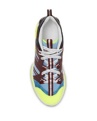 Chaussures de sport multicolores Burberry